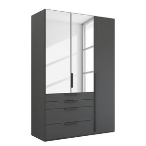 Drehtürenschrank Purisma Spiegel Typ B Graphit - Breite: 151 cm