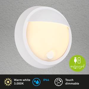 Applique murale LED Less Aluminium / Matière plastique - 1 ampoule - Blanc