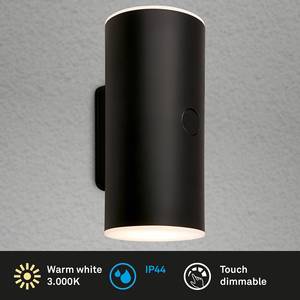 Applique murale LED Upsa Matière plastique - 1 ampoule - Noir