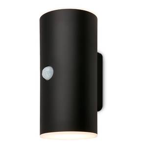 LED-wandlamp Upsa met sensor kunststof - 1 lichtbron - Zwart