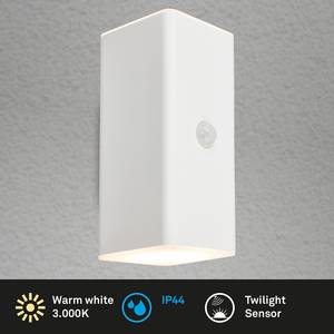 Applique murale LED Eiku avec capteur Matière plastique - 1 ampoule - Blanc