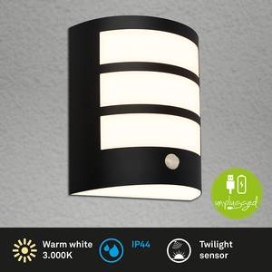 LED-wandlamp Skot aluminium - 1 lichtbron - Zwart