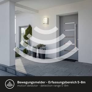 LED-wandlamp Skot aluminium - 1 lichtbron - Zilver