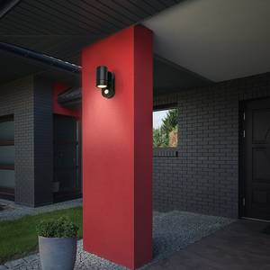 Lampada da parete con sensore Huva Materiale plastico - Nero - 1 punto luce