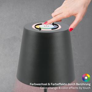 LED-Tischleuchte Tyli RGB Aluminium - 1-flammig - Anthrazit