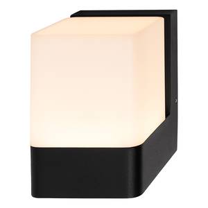 Lampada da parete a LED Hysa Alluminio - Nero - 1 punti luce