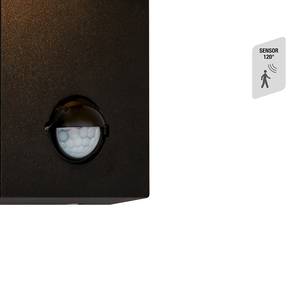 Lampada da parete LED con sensore Hegg Alluminio - 1 punti luce - Nero