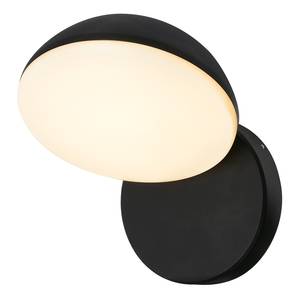 Lampada da parete a LED Syne Alluminio - Nero - 1 punti luce