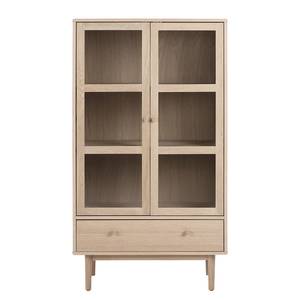 Armoire vitrine Avestro Beige - Marron - Bois manufacturé - 80 x 145 x 40 cm