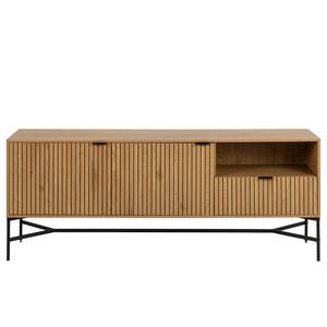 Sideboard Couman Wildeiche Dekor / Schwarz