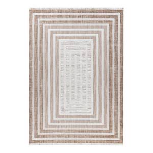 Kurzflorteppich Sarai Typ A Polyester - Braun / Beige - 80 x 150 cm