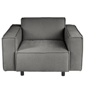 Fauteuil Montans Tissu Stormy: Gris foncé