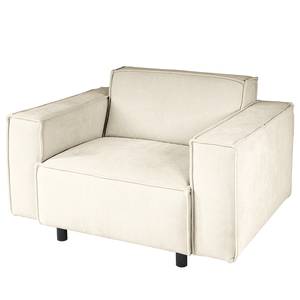 Fauteuil Montans Tissu Stormy: Crème