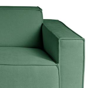 3-Sitzer Sofa Montans Webstoff Stormy: Grün