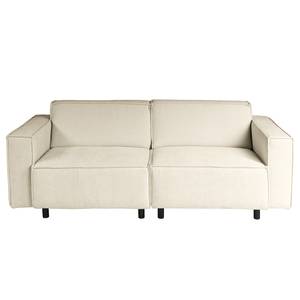 2-Sitzer Sofa Montans Webstoff Stormy: Creme