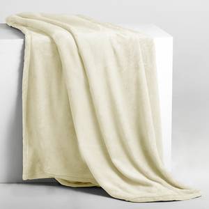 Kuscheldecke Nic Polyester - Creme - 160 x 210 cm