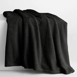 Kuscheldecke Enry Polyester - Schwarz - 220 x 240 cm