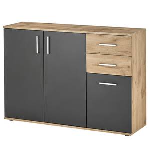 Kast Gumton 120 cm type A Grijs/Eikenhouten look