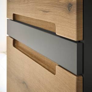 Garderobenschrank Loncoy Eiche Evoke Dekor / Anthrazit