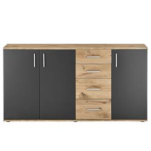 Sideboard Gumton Grau / Eiche Dekor