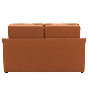 Boxspring-Schlafsofa Befasy Antiklederlook - Kunstleder Jami: Cognac