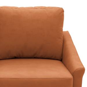 Boxspring-Schlafsofa Befasy Antiklederlook - Kunstleder Jami: Cognac