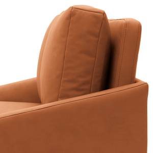 Boxspring-Schlafsofa Befasy Antiklederlook - Kunstleder Jami: Cognac