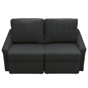 Boxspring-Schlafsofa Befasy Cordstoff Leanca: Anthrazit