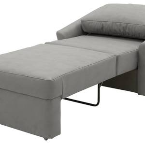 Boxspring-Schlafsessel Befasy Antiklederlook - Kunstleder Jami: Grau