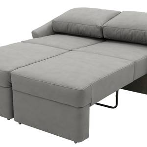 Boxspring-Schlafsofa Befasy Antiklederlook - Kunstleder Jami: Grau