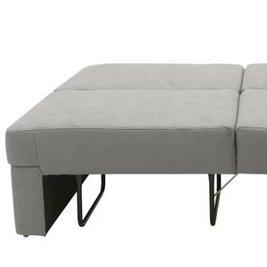 Boxspring-Schlafsofa Befasy Antiklederlook - Kunstleder Jami: Grau