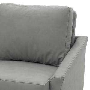 Boxspring-Schlafsofa Befasy Antiklederlook - Kunstleder Jami: Grau