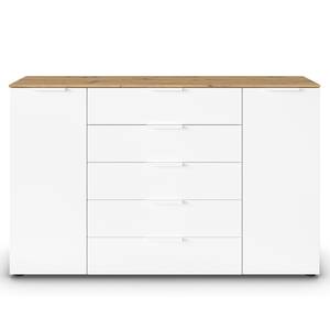 Sideboard Flipp Alpinweiß / Eiche Artisan Dekor - Breite: 160 cm