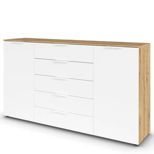 Sideboard Flipp Alpinweiß / Eiche Artisan Dekor - Breite: 180 cm