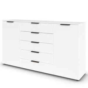 Sideboard Flipp Alpinweiß / Grau - Breite: 180 cm