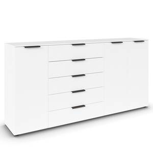 Sideboard Flipp Alpinweiß / Grau - Breite: 200 cm