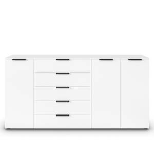 Sideboard Flipp Alpinweiß / Grau - Breite: 200 cm