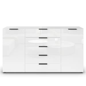 Sideboard Flipp Glas Typ B Weiß / Grau - Breite: 180 cm