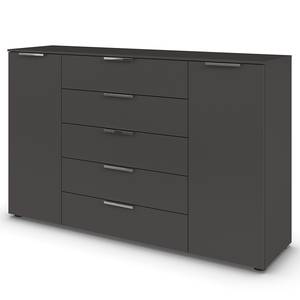 Sideboard Flipp Grau / Silber - Breite: 160 cm