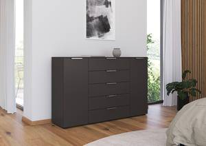 Sideboard Flipp Grau / Silber - Breite: 160 cm