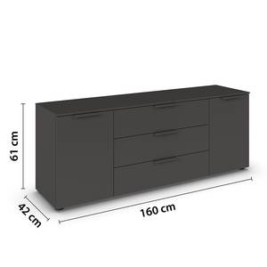 TV-Lowboard Flipp Graphit - Breite: 160 cm