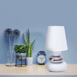 Lampe Stoney Céramique - 1 ampoule - Blanc