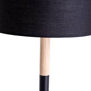 Lampe Tessile Fer / Tissu mélangé - Noir - 1 ampoule