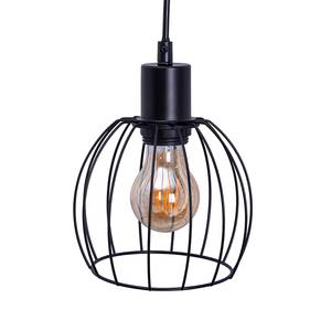 Suspension Woodland Massif / Fer - Noir - 4 ampoules