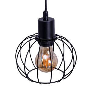 Suspension Woodland Massif / Fer - Noir - 4 ampoules