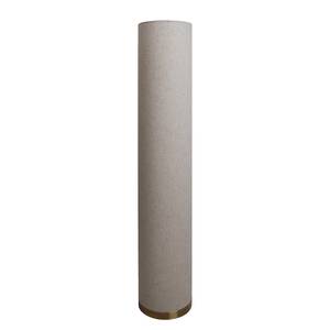 Stehleuchte Beate Aluminium / Mischgewebe - 3-flammig - Beige