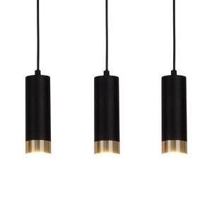 Lampada a sospensione Frida 3 punti luce Ferro - Nero / Ottone