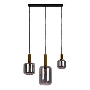 Suspension Fumo 3 ampoule Fer - Noir / Doré