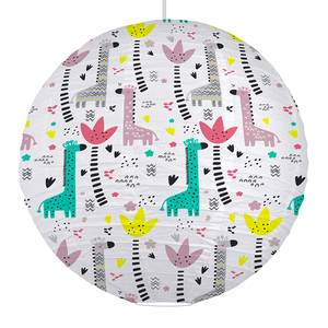 Lampenschirm Giraffes Papier - Mehrfarbig