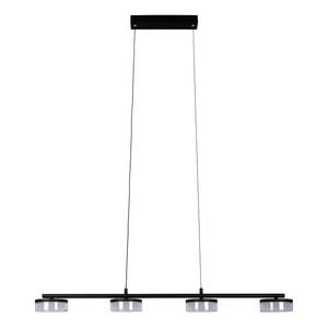 LED-Pendelleuchte Cimo Eisen / Acrylglas - Schwarz - 4-flammig